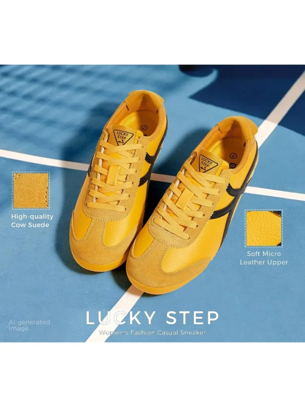 Unisex Retro Lace-Up Sneakers | Lightweight Comfortable Low Profile Walking